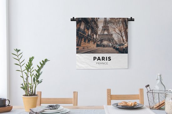 Tapisserie - Tapisserie - Paris - France - Tour Eiffel - 60x60 cm - Tapisserie