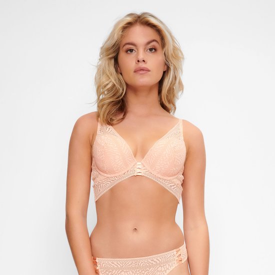 LingaDore - Soutien-Gorge Triangle Peach BH - taille 70A - Rose Saumon - Armature