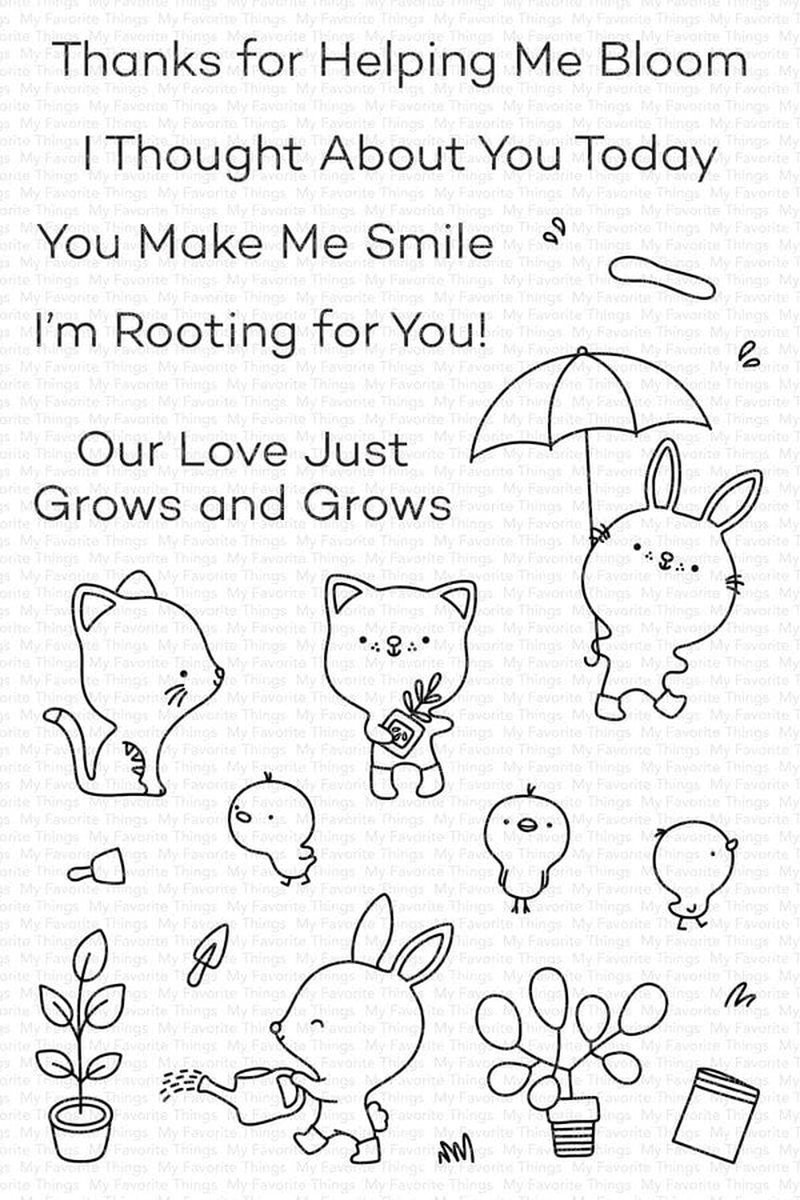 Blooming Friendship Clear Stamps (CS-659)