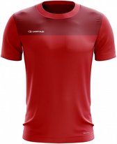 T-shirt Bari heren polyester rood maat XL