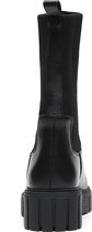 WELOVESHOES® Chelsea boots, Sock boots met Hak - Imitatieleer - Zwart - Maat 36