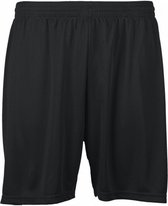 sportbroek unisex polyester zwart maat S