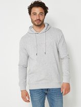 Mexx Hoodie With Sherpa Embroidery Mannen - Grijs - Maat M