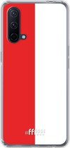 6F hoesje - geschikt voor OnePlus Nord CE 5G -  Transparant TPU Case - Feyenoord #ffffff