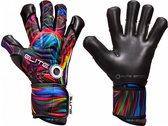 keepershandschoenen Rainbow latex/foam zwart maat 8