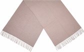 sjaal print dames 180 x 60 cm polyester roze one-size