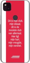 6F hoesje - geschikt voor Google Pixel 4a 5G -  Transparant TPU Case - AFC Ajax Dit Is Mijn Club #ffffff