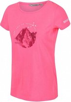 T-shirt Breezed dames katoen roze maat 34