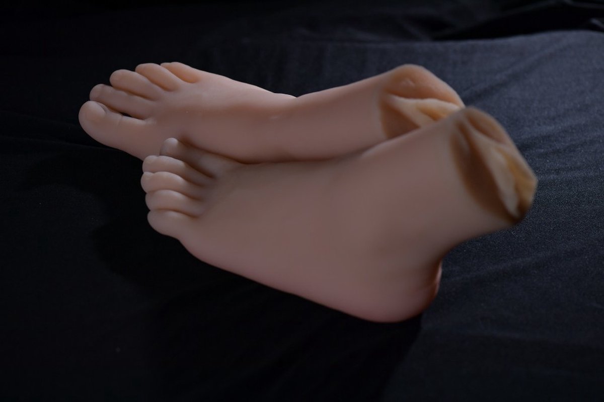 Goedkoopste Voetpop paar met Kunstvagina Mannequin Masturbator