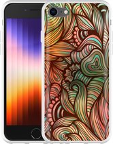 iPhone SE 2022 Hoesje Abstract colorful - Designed by Cazy