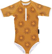 Beach & Bandits - UV-zwempak voor meisjes - Spread Sunshine - Goudoranje - maat 104-110cm