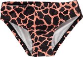 Beach & Bandits - UV-bikinibroekje voor meisjes - Spotted Moray - Zwart - maat 128-134cm