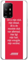 6F hoesje - geschikt voor OPPO A94 5G -  Transparant TPU Case - AFC Ajax Dit Is Mijn Club #ffffff