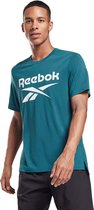 Short-sleeve Sports T-shirt Reebok Workout Ready Blue