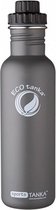 drinkfles Sport Tanka 800 ml RVS grijs/zwart