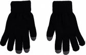 handschoenen I-touch dames acryl zwart mt one-size