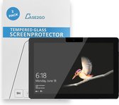 Tablet screenprotector geschikt voor Microsoft Surface Go 2 - Case-friendly screenprotector - 2 stuks - Tempered Glass - Transparant