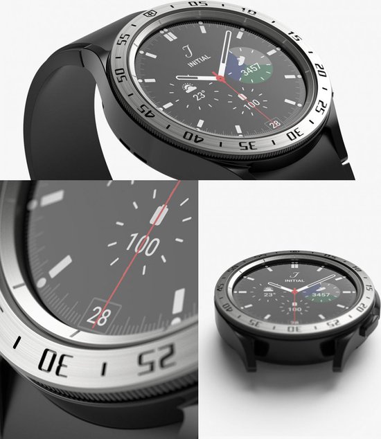 Ringke Inner Bezel Galaxy Watch 4 Classic 42mm Beschermrand Zilver bol