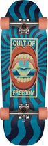 Globe Dealer oldschool skateboard 29.5 Cult of Freedom / blue