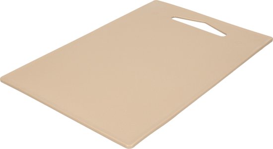 Snijplank beige 36 x 24 cm - Snijplanken voor groente, fruit, vlees en