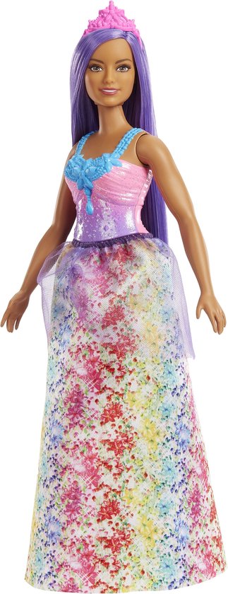 Barbie Dreamtopia - Barbiepop - Prinses met paars haar | bol.com