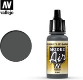Vallejo 71123 Model Air Dark Grey RLM42 - Acryl Verf flesje