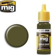 AMMO MIG 0068 IDF Green - Acryl Verf flesje