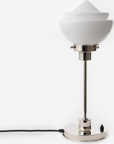 Art Deco Trade - Slanke Tafellamp Small Pointy 20's Nikkel