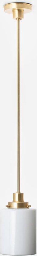 Art Deco Trade - Hanglamp Strakke Cilinder 20's Messing
