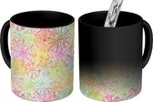 Magische Mok - Foto op Warmte Mokken - Koffiemok - Koraal - Regenboog - Sterren - Zomer - Design - Magic Mok - Beker - 350 ML - Theemok