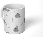 Mok - Koffiemok - Egel - Kerst - Kinderen - Design - Mokken - 350 ML - Beker - Koffiemokken - Theemok