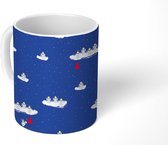 Mok - Koffiemok - Patronen - Kerst - Engel - Mokken - 350 ML - Beker - Koffiemokken - Theemok