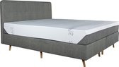 Boxspring Rondo - 180 x 200 - Pocketvering Matras - Stof Taupe