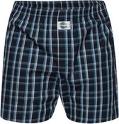 DEAL boxershorts Check ruit blauw