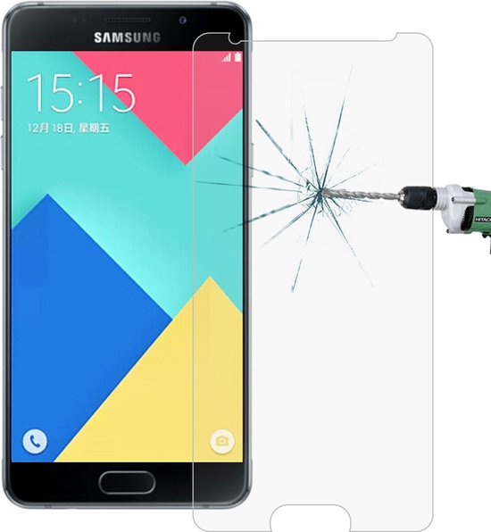 Mobigear Screenprotector geschikt voor Samsung Galaxy A7 (2016) Glazen | Mobigear Screenprotector - Case Friendly