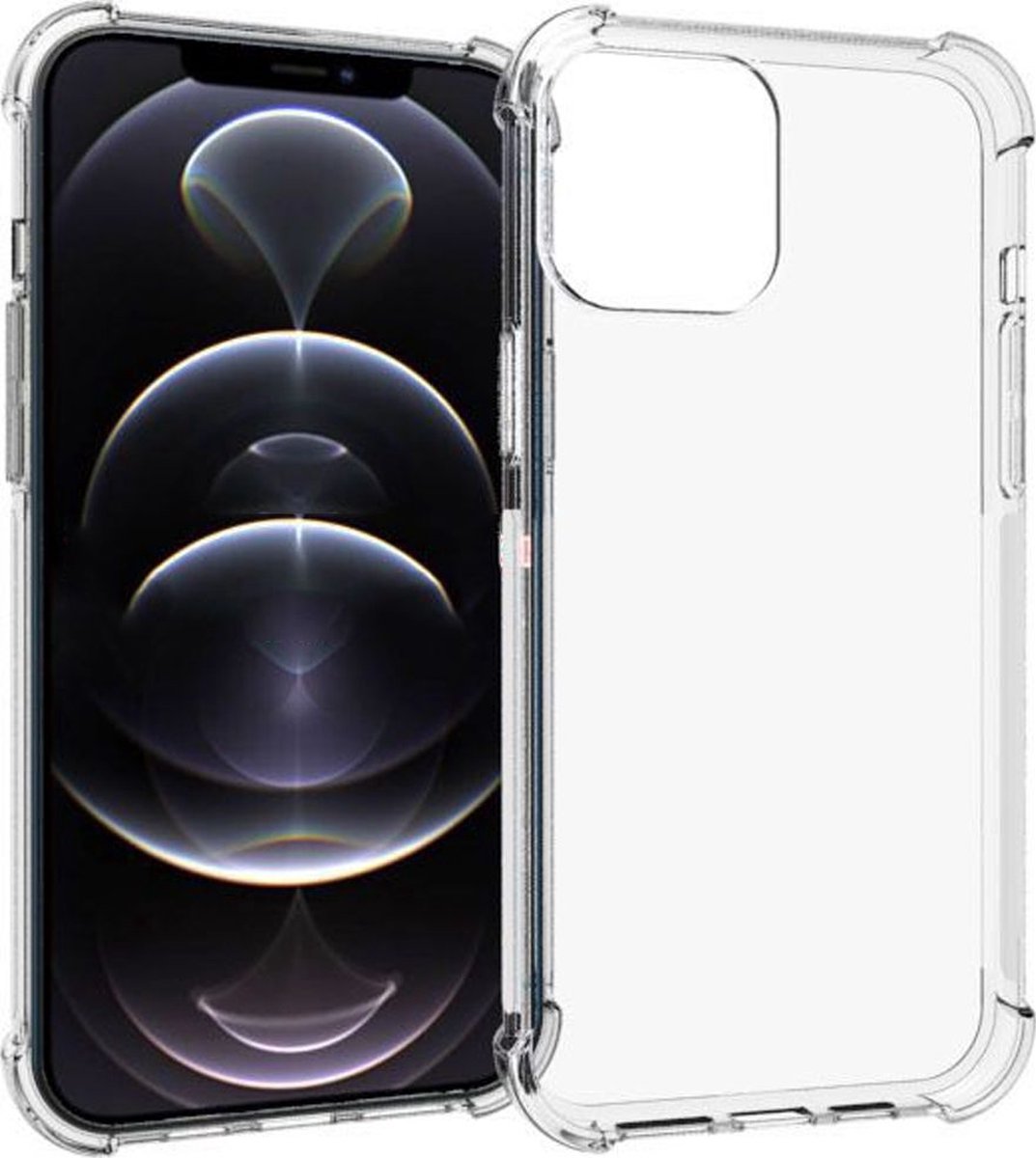 Mobigear Doorzichtig Hoesje geschikt voor Apple iPhone 13 Pro Max Telefoonhoesje Flexibel TPU | Mobigear Cushion Backcover Shockproof | Doorzichtig Telefoonhoesje iPhone 13 Pro Max | Schokbestendig iPhone 13 Pro Max Telefoonhoesje | Anti Shock Proof