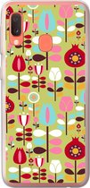 Telefoonhoesje Geschikt voor Samsung Galaxy A20e hoesje - Patronen - Bloemen - Kleuren - Siliconen Telefoonhoesje
