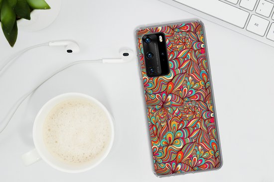 Coque Huawei P40 Pro - Design - Années 1970 - Fantasy - Couleur - Coque de téléphone en Siliconen