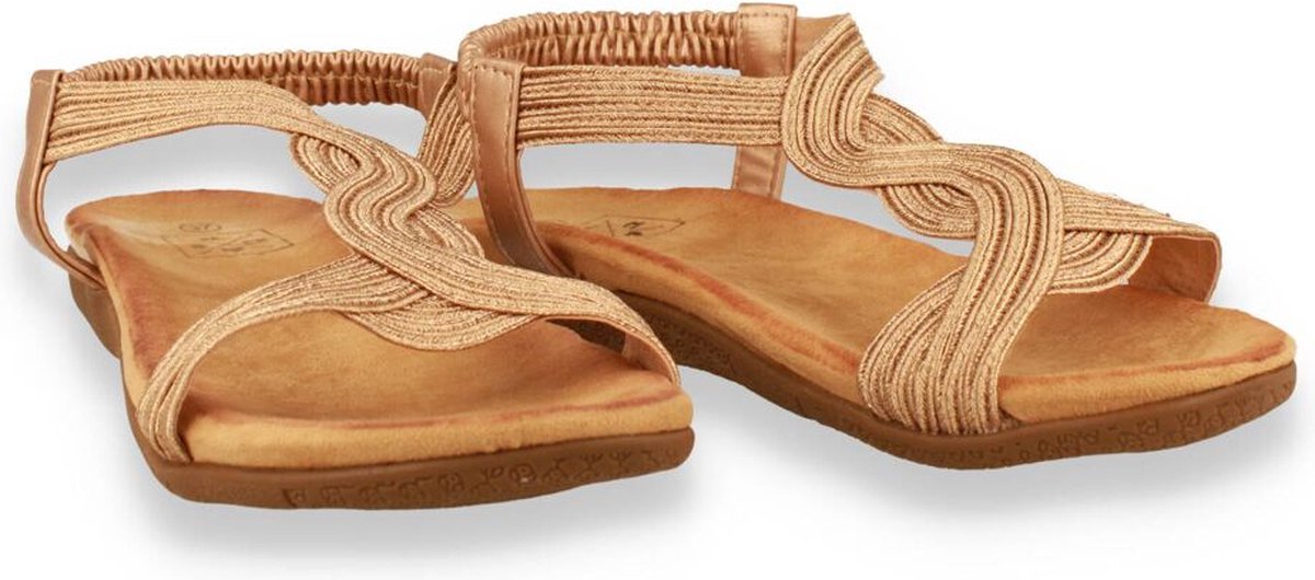 Bridge Footwear Bridge dames sandaal champagne BEIGE
