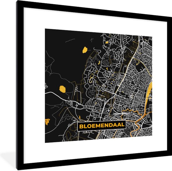 Westland Stadskaart - Feldgrau Plattegrond Poster | Kunst in Kaart