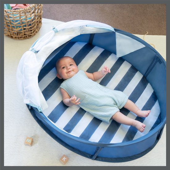 Babymoov Babyni Speelruimte & extra bedje Anti-UV FPS 50+ Marinière van Babymoov — afbeelding 5