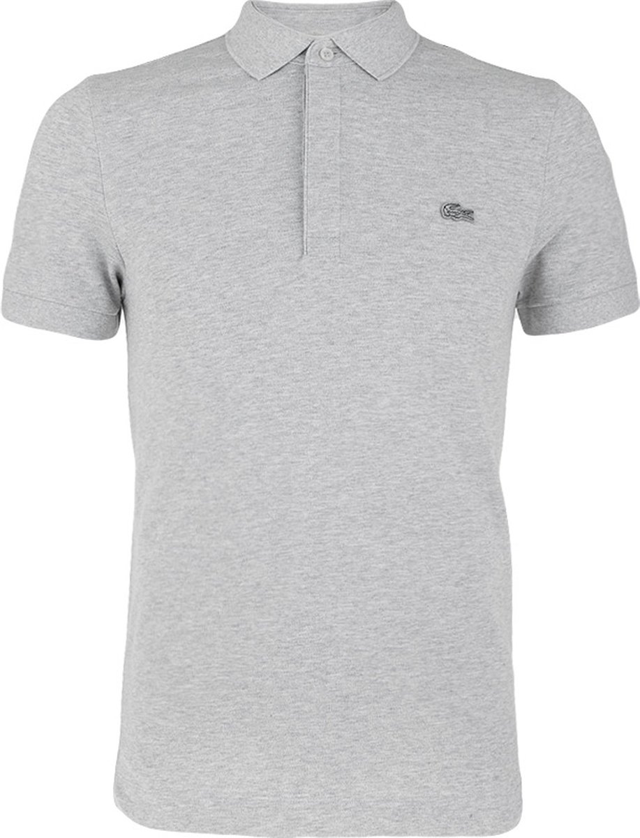 Lacoste paris edition polo shirt katoenpique XXL Zilver