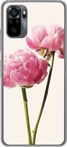 Coque Xiaomi Redmi Note 10 Pro - Fleurs - Blossom - Rose - Coque de téléphone en Siliconen
