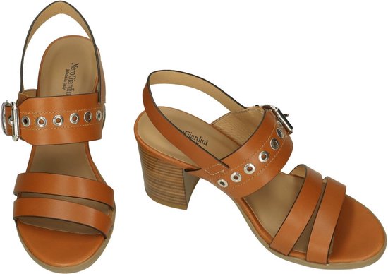 Nero Giardini -Dames - cognac/caramel - sandalen - maat 39 | bol.com