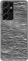 Étui Samsung Galaxy S21 Ultra - Argent - Peinture - Abstrait - Étui de téléphone en Siliconen