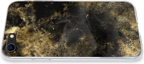 Coque iPhone 7 - Or - Luxe - Vintage - Zwart - Coque de téléphone en Siliconen