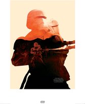 Star Wars Episode VII Flametrooper Tri Art Print 60x80cm