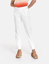 TAIFUN Dames Chino Slim Peg Leg Offwhite-36