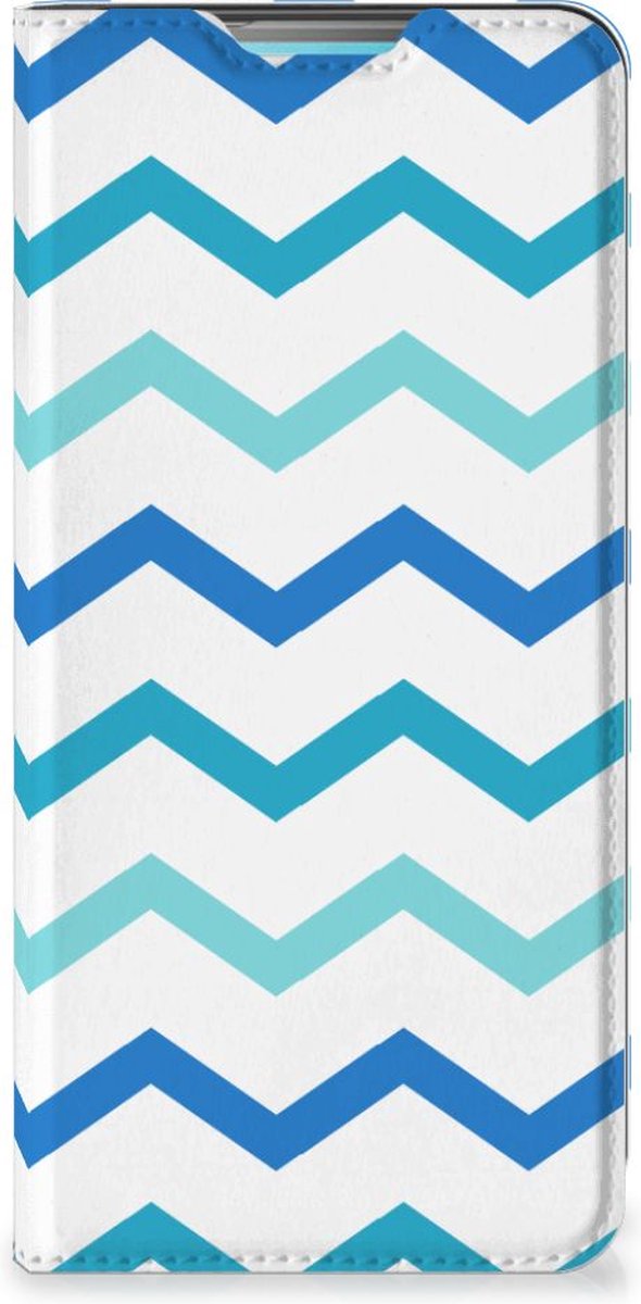 Samsung Galaxy A53 Hoesje met Magneet Zigzag Blauw