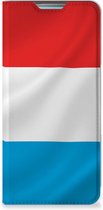 Telefoon Hoesje Geschikt voor Samsung Galaxy A53 Flip Cover Luxemburgse Vlag